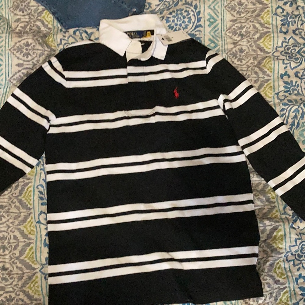 Long sleeves polo rugby